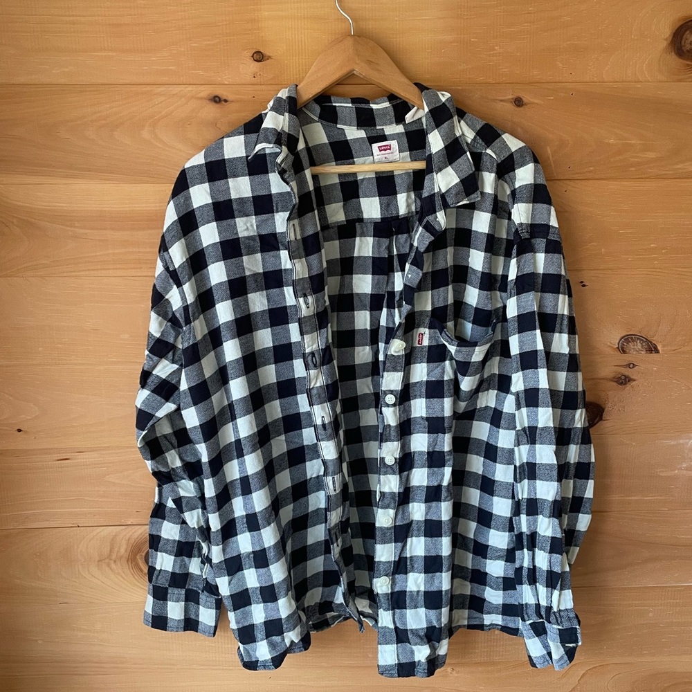 Levi's Monochrome Plaid Shirt